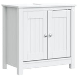 Bathroom Sink Cabinet BERG White 60x34x59 cm Solid Wood Pine 358552