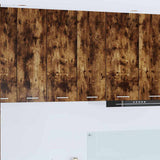 Hanging Cabinet Smoked Oak 60 x 31 x 80 cm Engineered Wood 884278
