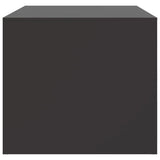 ZNTS Coffee Table Black 67x50x44 cm Steel 841727