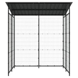 150780 Bicycle Shed 190x190x222 cm Steel Black