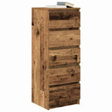 Sideboard with Drawers Old Wood 37.5x35x99 cm Engineered Wood 861767