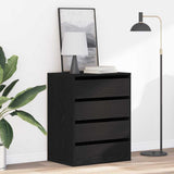 Drawer Cabinet Black 60 x 41 x 76 cm Engineered Wood 868922