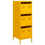 Highboard Mustard Yellow 39x35x103.5 cm Steel 851403
