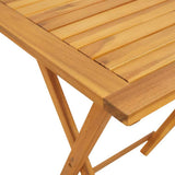 Garden Bistro Set 3 pcs Brown Solid Acacia Wood 42000950