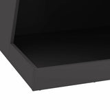Fire Pit Black 50 x 50 x 100 cm Steel 858948