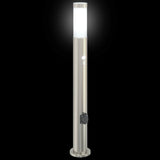 Bollard Lights with Sensor&Outlet 3pcs 80 cm Stainless Steel IP44 4006020
