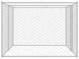 Dog Cage Silver 400 x 200 x 200 cm Galvanised Steel 3368309