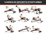Adjustable Reclined Dumbbell Bench Weight Lifting Set Folding Sit Up Ab Bench Home Training Gym T3398P425172
