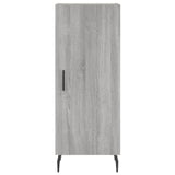 Highboard Grey Sonoma 34.5x34x180 cm Engineered Wood 3200151