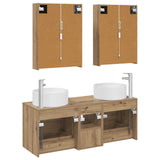 Bathroom Furniture Set 5 pcs Artisan Oak 3407094