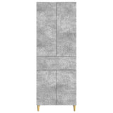 Cabinet Set 2 pcs Concrete Grey Engineered Wood 3416748