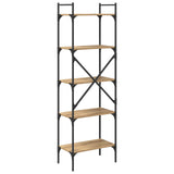 Bookcase Artisan Oak 56 x 32 x 174 cm Engineered Wood 882147