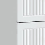 Bedside Cabinet White 43 x 41 x 66.5 cm Engineered Wood 893865