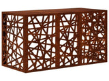 Air Conditioner Cover Rusty 110 x 50 x 80 cm Weathering Steel 8014170