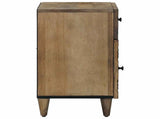 Bed cabinet with Drawer Brown 50 x 33 x 60 cm Solid Mango Wood 4018340