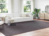Area Rugs Rectangular SIROLO Anthracite 340 x 240 cm Polyester 42022784