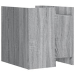 ZNTS Bedside Cabinet Grey Sonoma 45x50x50 cm Engineered Wood 848288