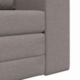 Sofa Bed Taupe 98 x 71 x 83 cm Fabric 4106660