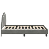 Children's Bed Frame with Headboard Dark Grey 80 x 160 cm 42010902