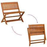 Children Bench 1 -Seater 61 x 38 x 57 cm Solid Eucalyptus Wood 42032415
