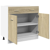 Drawer Bottom Cabinet Lyon Sonoma Oak 80x46x81.5 cm Engineered Wood 849615