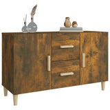 Sideboard Smoked Oak 100x36x60 cm Engineered Wood 817465