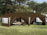 Pop-up Party Tent 575 x 288 x 245 cm Taupe 42019806