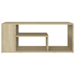 Coffee Table Sonoma Oak 100x50x40 cm Engineered Wood 806924