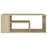 Coffee Table Sonoma Oak 100x50x40 cm Engineered Wood 806924