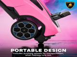 12V Licensed Lamborghini Electric Cars for Kids, Ride On Car with Remote Control for 3-6 Years Old, T3398P422445
