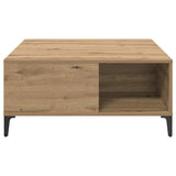 Coffee Table Artisan Oak 80 x 80 x 36.5 cm Engineered Wood 881184