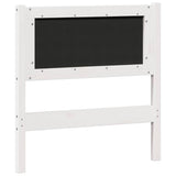 Headboard Other White and light grey 75 cm Solid pine wood 879043