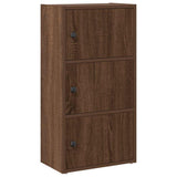 Bookcase Brown Oak 40x24x77 cm Engineered Wood 860370