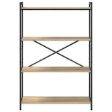 Bookshelf Sonoma Oak 80 x 30 x 120 cm Engineered Wood 868420