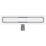 2 in 1 Shower Drain Silver 50 cm Stainless Steel 304 42015937