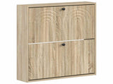 Wall-Mounted Shoe Cabinet ALKMAAR 71 x 17 x 86 cm Sonoma Oak 896197