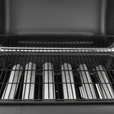 Gas BBQ Grill with 6 Burners Black 48551