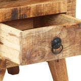 Bedside Cabinet 30x30x41 cm Rough Mango Wood 321616