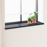 Window Sill Anthracite with wood grain 120 x 45 x 4.5 cm PVC 42046983