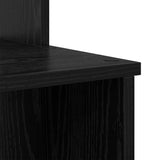 Desk with Drawer Black Oak 120.5 x 44 x 88.5 cm Engineered Wood 869475