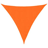 Sunshade Sail Oxford Fabric Triangular 5x5x5 m Orange 135730