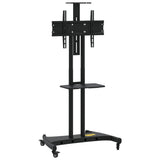 TV Stand on Wheels 32-70 Inch Screen Max VESA 600x400 mm 60kg 379578