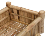 Garden Planter with Holder Natural 100 x 38 x 74 cm Bamboo 42028230