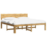 Double Bed Frame with Headboard ROSTOCK White 180 x 200 cm 3405436