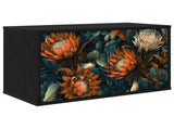 Wall-mounted TV Cabinet LOCHEM 69 x 33 x 40 cm Black Oak 8007112