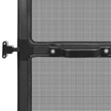 Hinged Insect Screen for Doors Anthracite 100x215 cm 148713