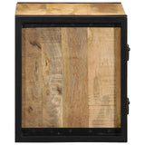 Bedside Cabinet 40x35x40 cm Solid Rough Wood Mango 4015953