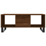 Coffee Table Brown Oak 90x50x36.5 cm Engineered Wood 830603