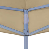 Party Tent Roof 3x3 m Beige 270 g/m 315318