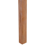 Dining Chair 2 pcs Natural 45 x 54 x 93 cm Solid Mahogany Wood 42012422